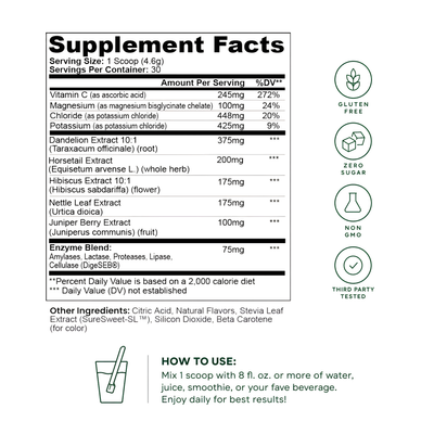 D-Bloat Digestive Support Powder (Peach Mango)