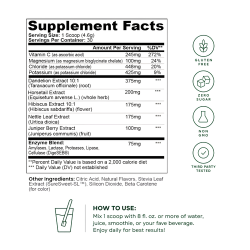D-Bloat Digestive Support Powder (Peach Mango)