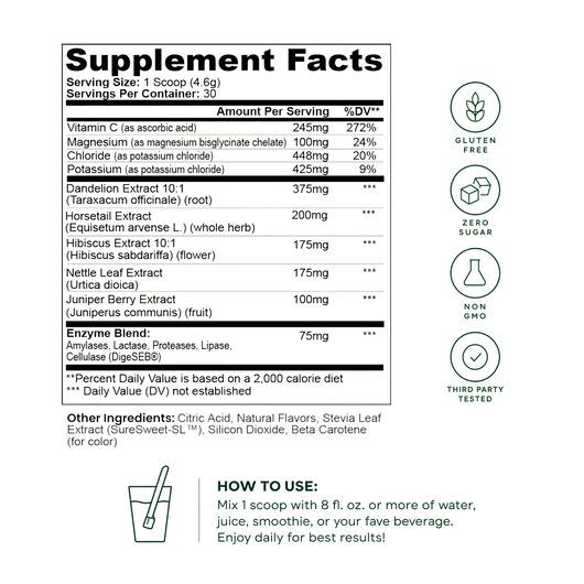 D-Bloat Digestive Support Powder (Peach Mango)